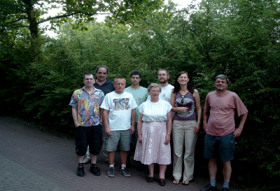 Aktive Vereinsmitglieder im Sommer 2004.